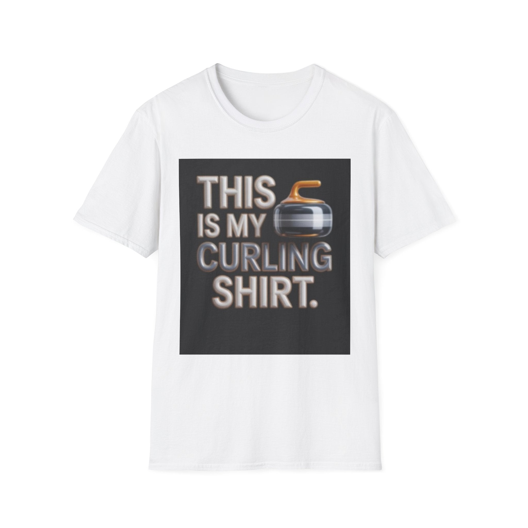 Curling T-Shirt — "This Is My Curling Shirt" Graphic Tee for Curling Fans