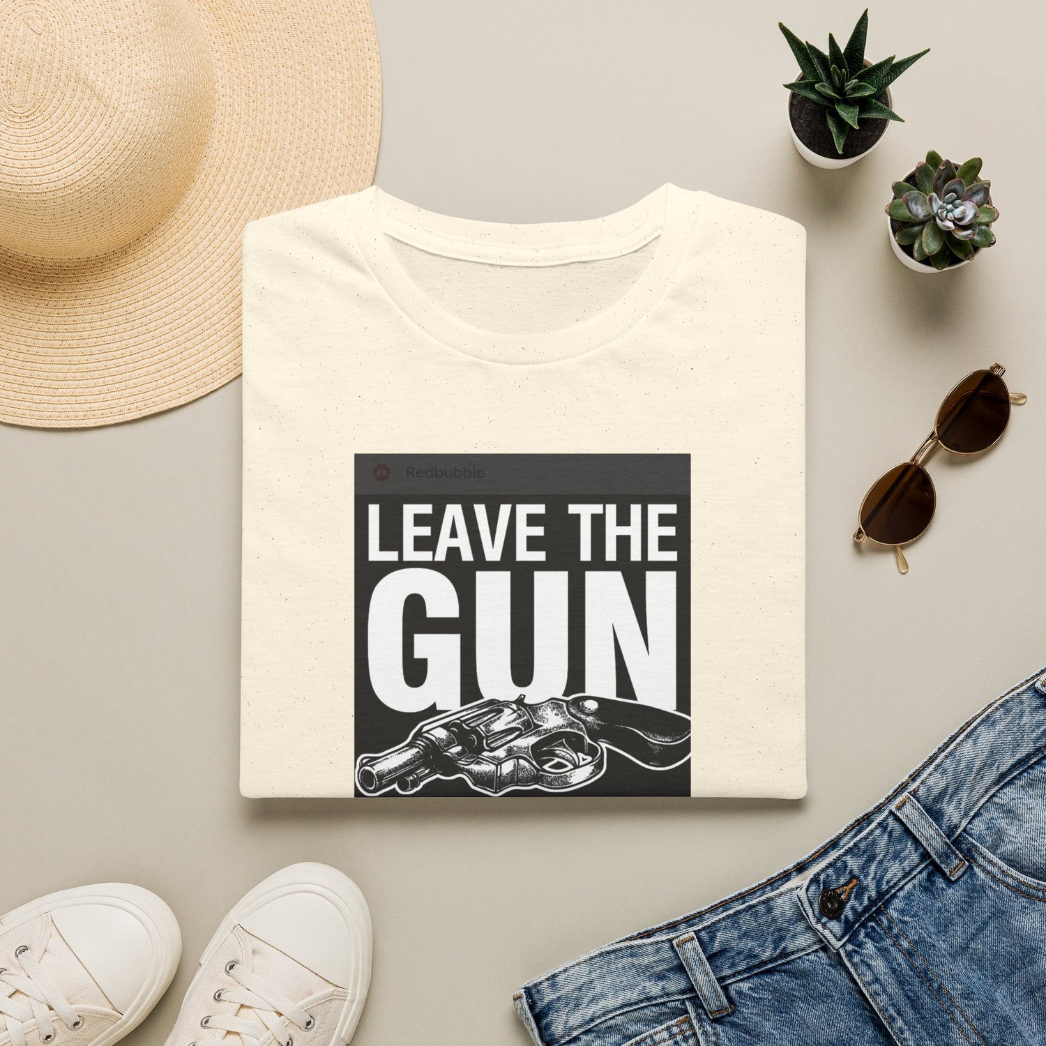 T-Shirt — "Leave the Gun, Take the Cannoli" Vintage Mob Movie Quote Tee