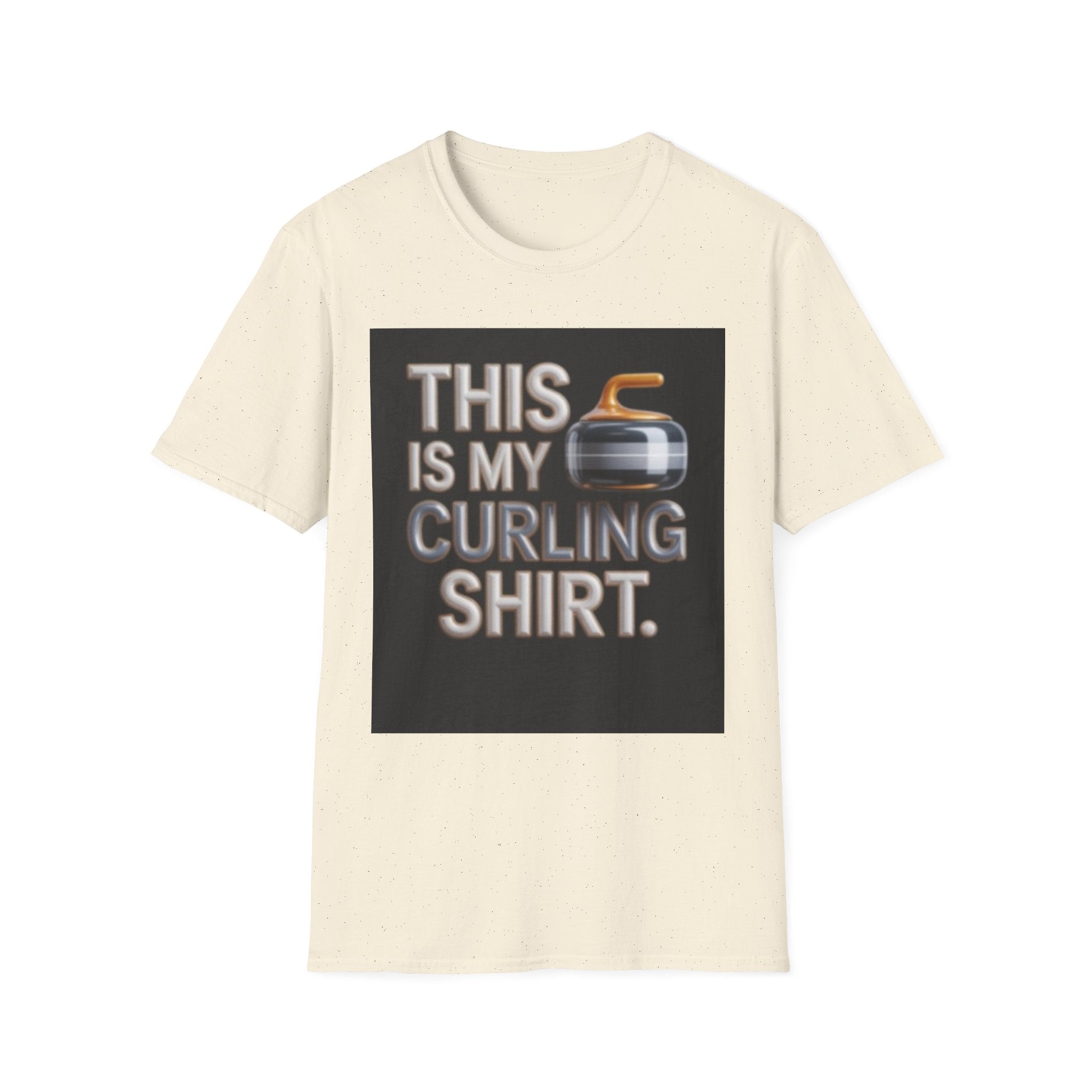 Curling T-Shirt — "This Is My Curling Shirt" Graphic Tee for Curling Fans